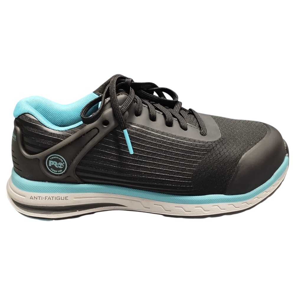 Timberland PRO Drivertain Safety‎ Shoes Womens 6 Multi Comfort Toe Lace Up A5959